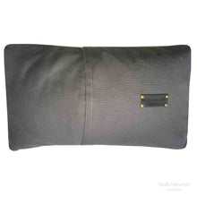Load image into Gallery viewer, Pillow - Leather (Black, white and python embossed) &lt;b&gt;SOLD&lt;/b&gt;